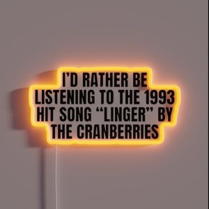 Linger RGB Neon Sign