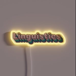 Linguistics RGB Neon Sign