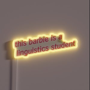 Linguistics Student RGB Neon Sign Linguistics Student RGB Neon Sign