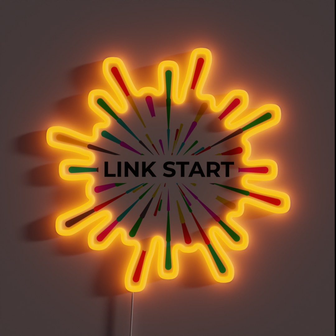 Link Start RGB Neon Sign Link Start RGB Neon Sign