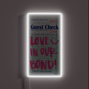 LIOB GUEST CHECK RGB Neon Sign