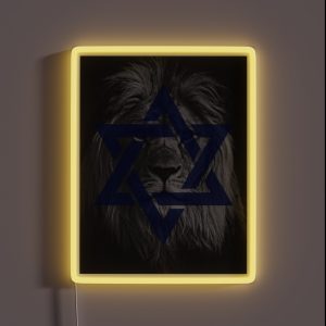 Lion Of Israel RGB Neon Sign Lion Of Israel RGB Neon Sign