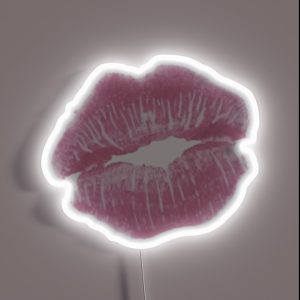 Lipstick Stain RGB Neon Sign