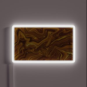 Liquid Marble Deep Gold RGB Neon Sign