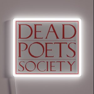 LIT NERD DEAD POETS SOCIETY RGB Neon Sign