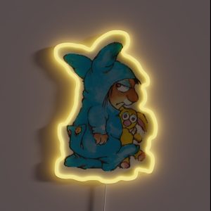 LITTLE CRITTER MAD RGB Neon Sign
