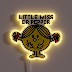 Little Miss Dr Pepper RGB Neon Sign