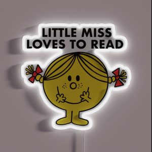 Little Miss Loves To Read RGB Neon Sign Little Miss Loves To Read RGB Neon Sign