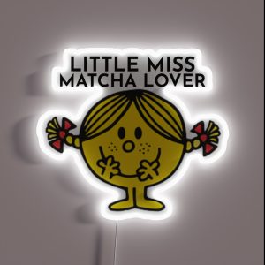 Little Miss Matcha Lover RGB Neon Sign Little Miss Matcha Lover RGB Neon Sign