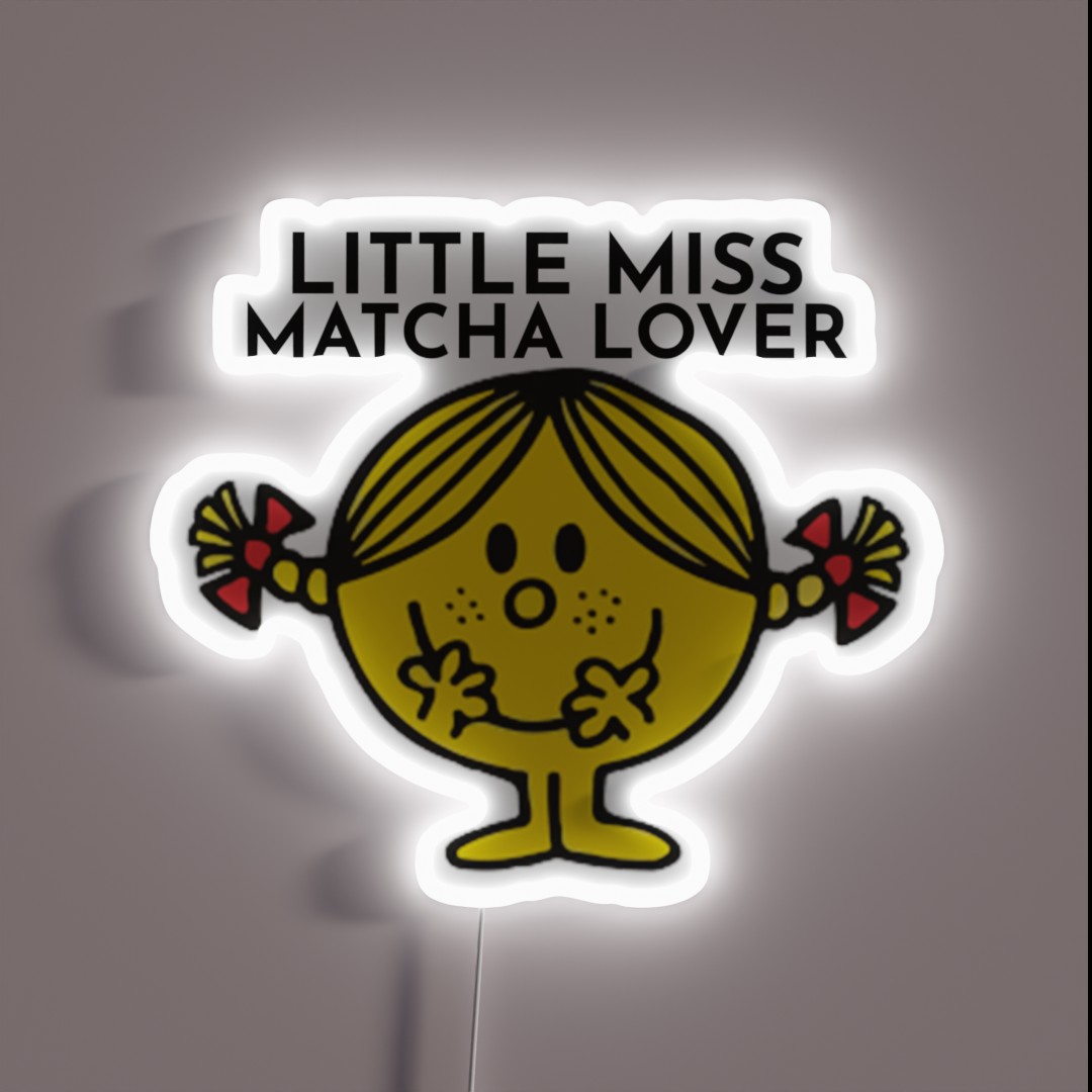 Little Miss Matcha Lover RGB Neon Sign Little Miss Matcha Lover RGB Neon Sign