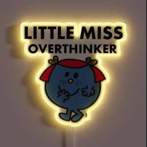Little Miss Overthinker RGB Neon Sign