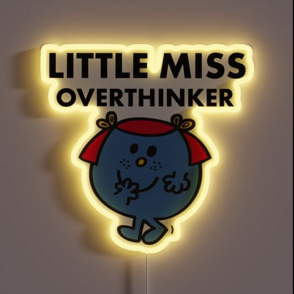 Little Miss Overthinker RGB Neon Sign
