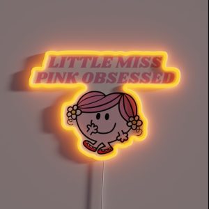 LITTLE MISS PINK OBSESSED RGB Neon Sign