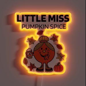 Little Miss Pumpkin Spice RGB Neon Sign Little Miss Pumpkin Spice RGB Neon Sign