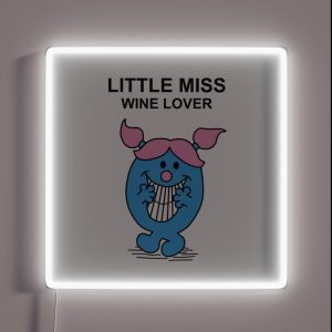 Little Miss Wine Lover RGB Neon Sign Little Miss Wine Lover RGB Neon Sign