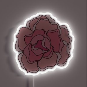 Little Pink Flower RGB Neon Sign
