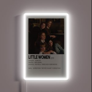 Little Women 2019 Movie Poster RGB Neon Sign