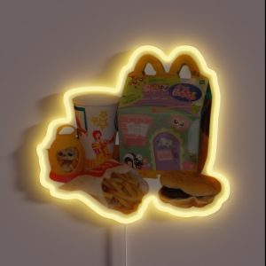 Littlest Pet Shop Mcdonald S Nostalgia RGB Neon Sign