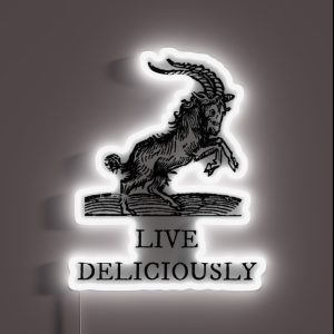 Live Deliciously RGB Neon Sign