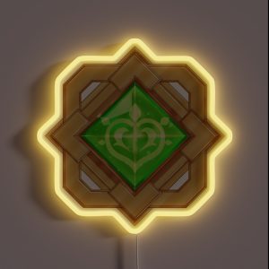 Liyue Dendro Vision RGB Neon Sign