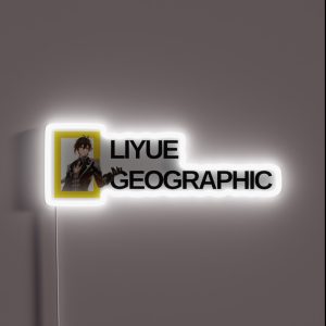 Liyue Geographic RGB Neon Sign Liyue Geographic RGB Neon Sign