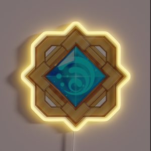 Liyue Hydro Vision RGB Neon Sign Liyue Hydro Vision RGB Neon Sign