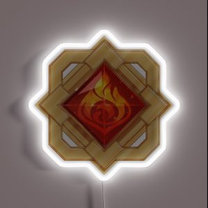 Liyue Pyro Vision RGB Neon Sign