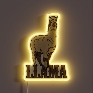 Llama RGB Neon Sign Llama RGB Neon Sign
