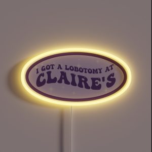 Lobotomy At Claire S RGB Neon Sign