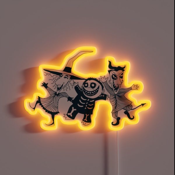Lock Shock And Barrel RGB Neon Sign