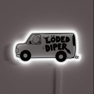 Loded Diper Van RGB Neon Sign