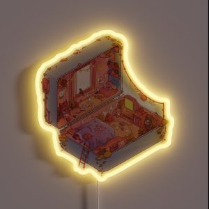 Lofi Box House Aesthetic RGB Neon Sign Lofi Box House Aesthetic RGB Neon Sign