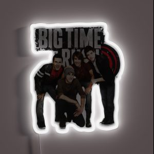 Logo Big Time Vinatge Poster RGB Neon Sign Logo Big Time Vinatge Poster RGB Neon Sign