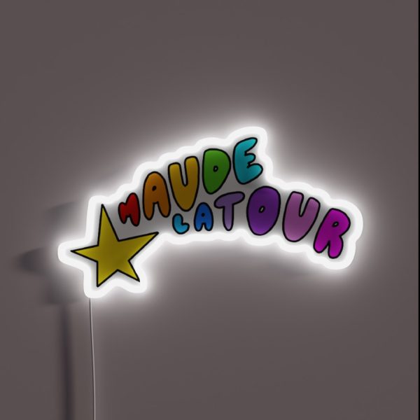 Logo Maude Latour RGB Neon Sign