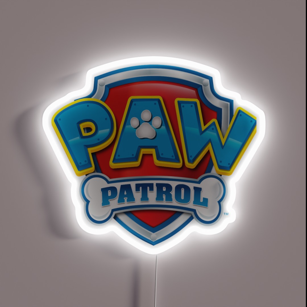 Logo Paw Patrol Essentiel RGB Neon Sign Logo Paw Patrol Essentiel RGB Neon Sign