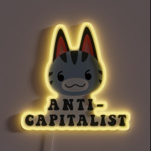 Lolly Is Anti Capitalist RGB Neon Sign Lolly Is Anti Capitalist RGB Neon Sign
