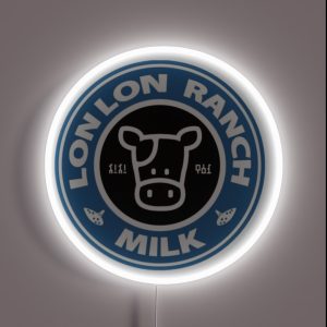Lon Lon Milk High Quality BLACK RGB Neon Sign