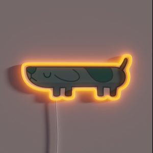 Long Dog RGB Neon Sign