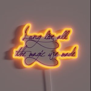 Long Live Taylor Swift Purple RGB Neon Sign Long Live Taylor Swift Purple RGB Neon Sign