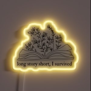 Long Story Short Evermore Taylor Swift RGB Neon Sign Long Story Short Evermore Taylor Swift RGB Neon Sign
