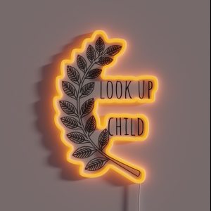 Look Up Child RGB Neon Sign