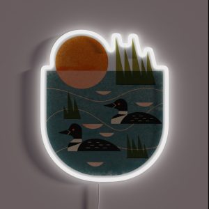 Loon Lake RGB Neon Sign