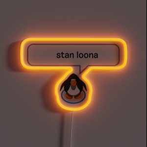 Loona Penguin RGB Neon Sign