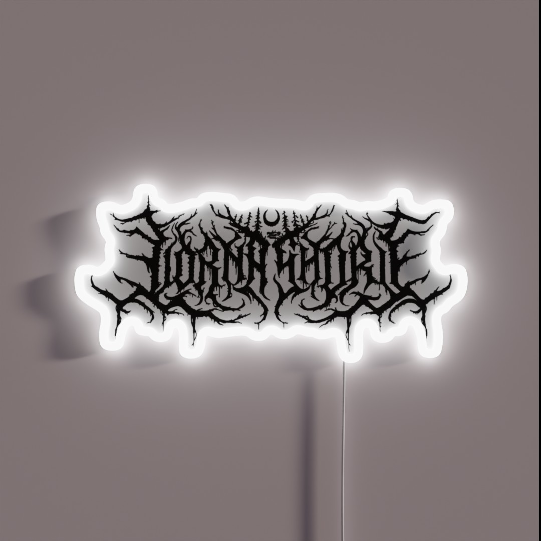 Lorna Shore Original Band Logo Fanart RGB Neon Sign Lorna Shore Original Band Logo Fanart RGB Neon Sign