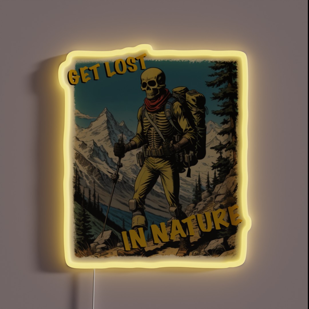 Lost In Nature RGB Neon Sign Lost In Nature RGB Neon Sign