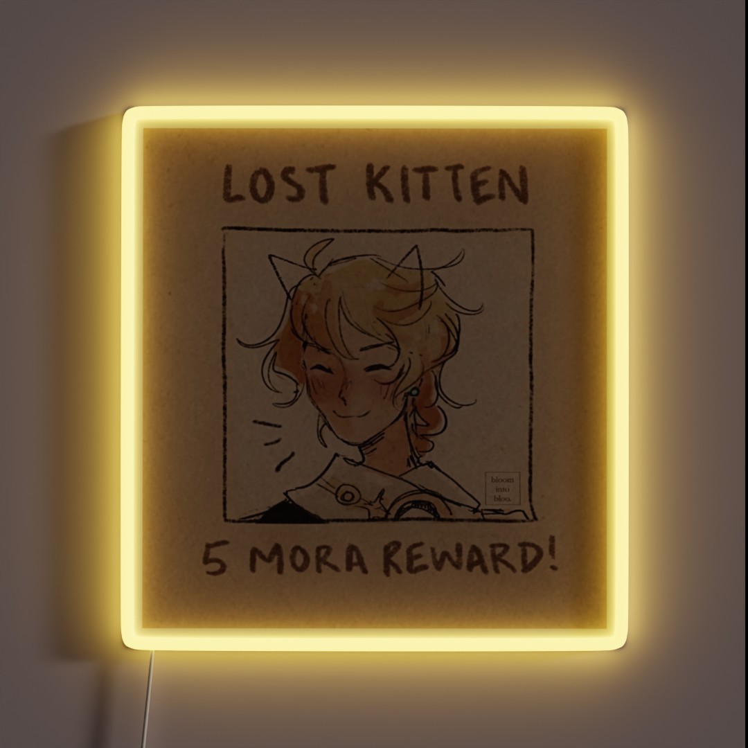 Lost Kitten Aether RGB Neon Sign Lost Kitten Aether RGB Neon Sign