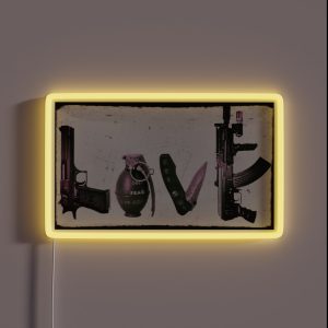 LOVE GUNS RGB Neon Sign
