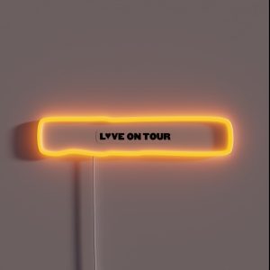 Love On Tour Design RGB Neon Sign