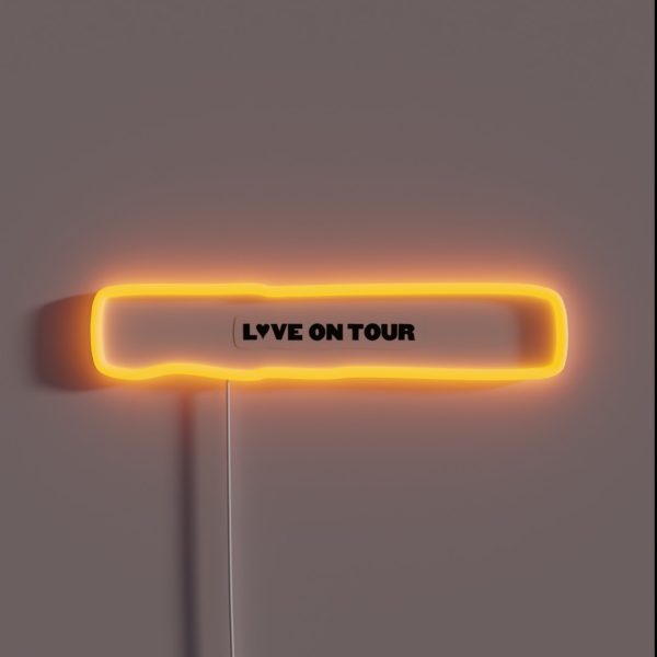Love On Tour Design RGB Neon Sign