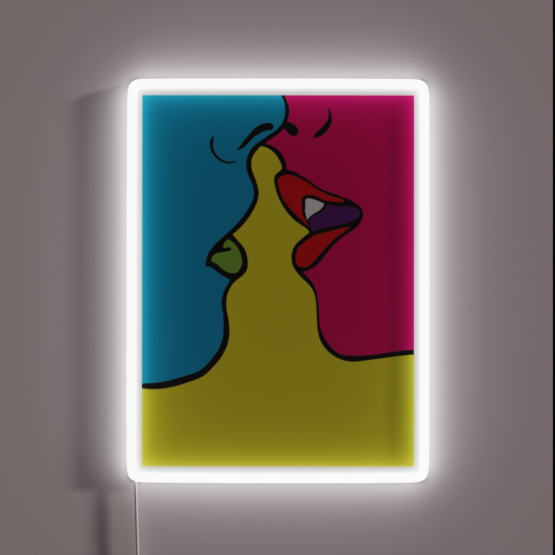 Love Pop Art RGB Neon Sign Love Pop Art RGB Neon Sign
